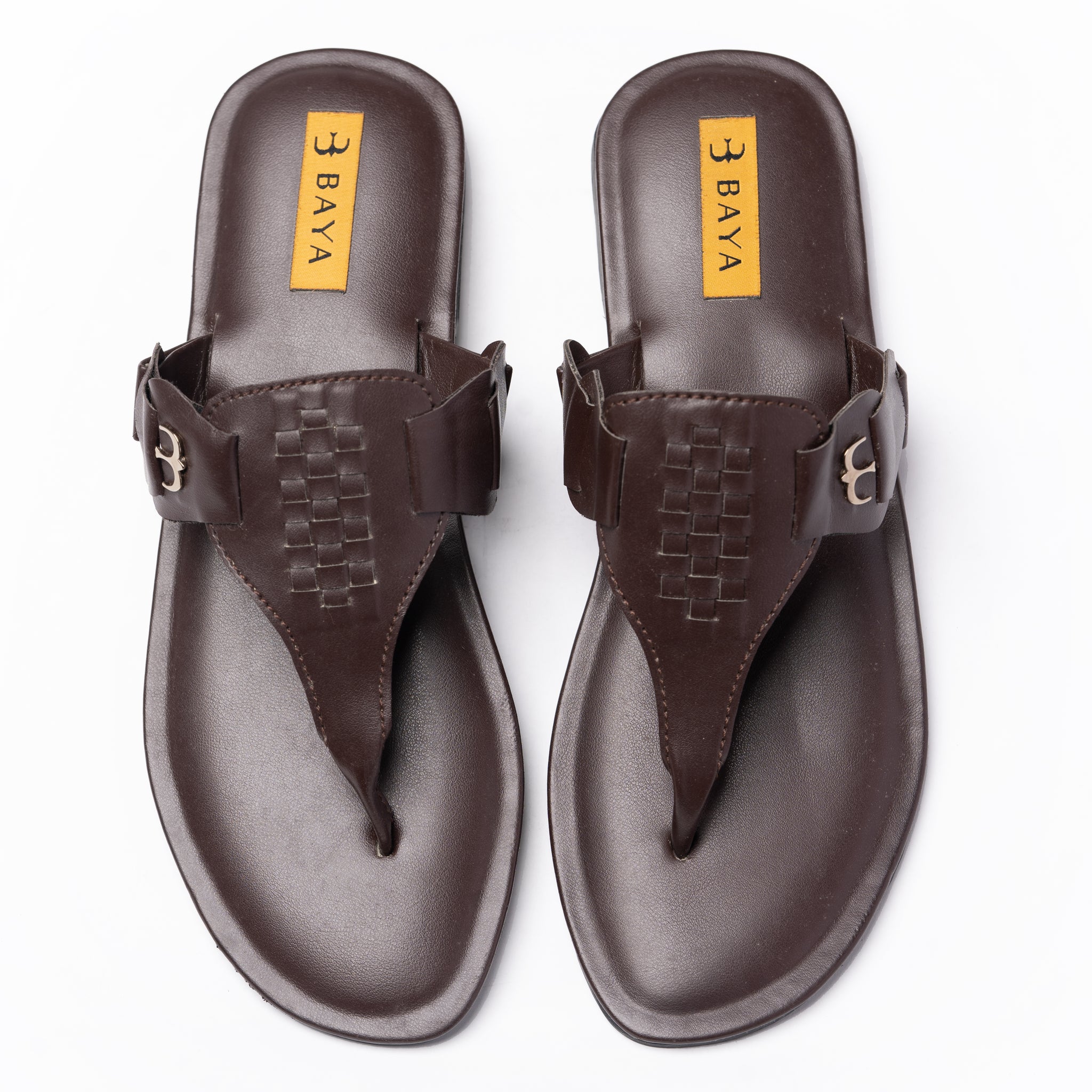 Flat Slippers ( Brown )