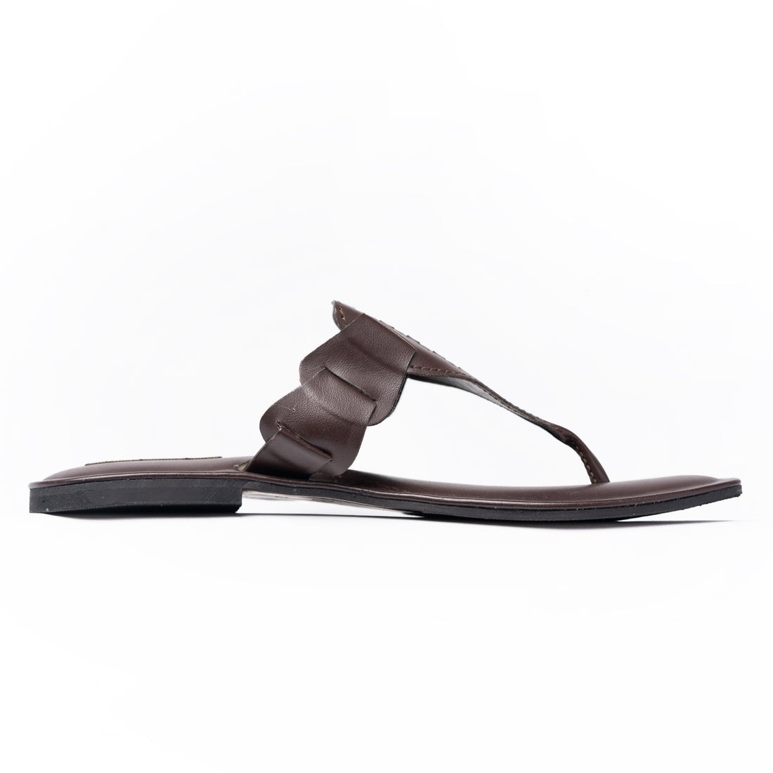 Flat Slippers ( Brown )