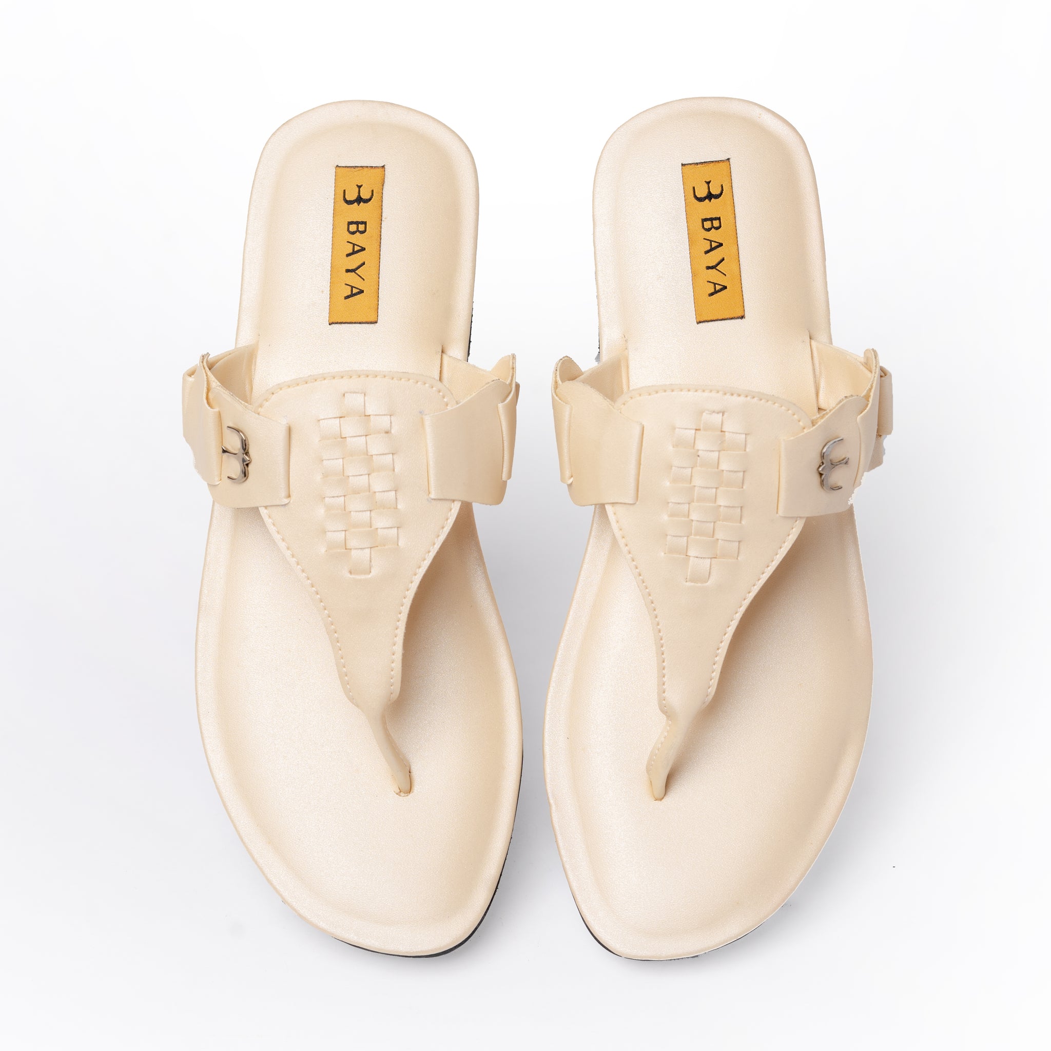 Falt Slippers ( Cream )