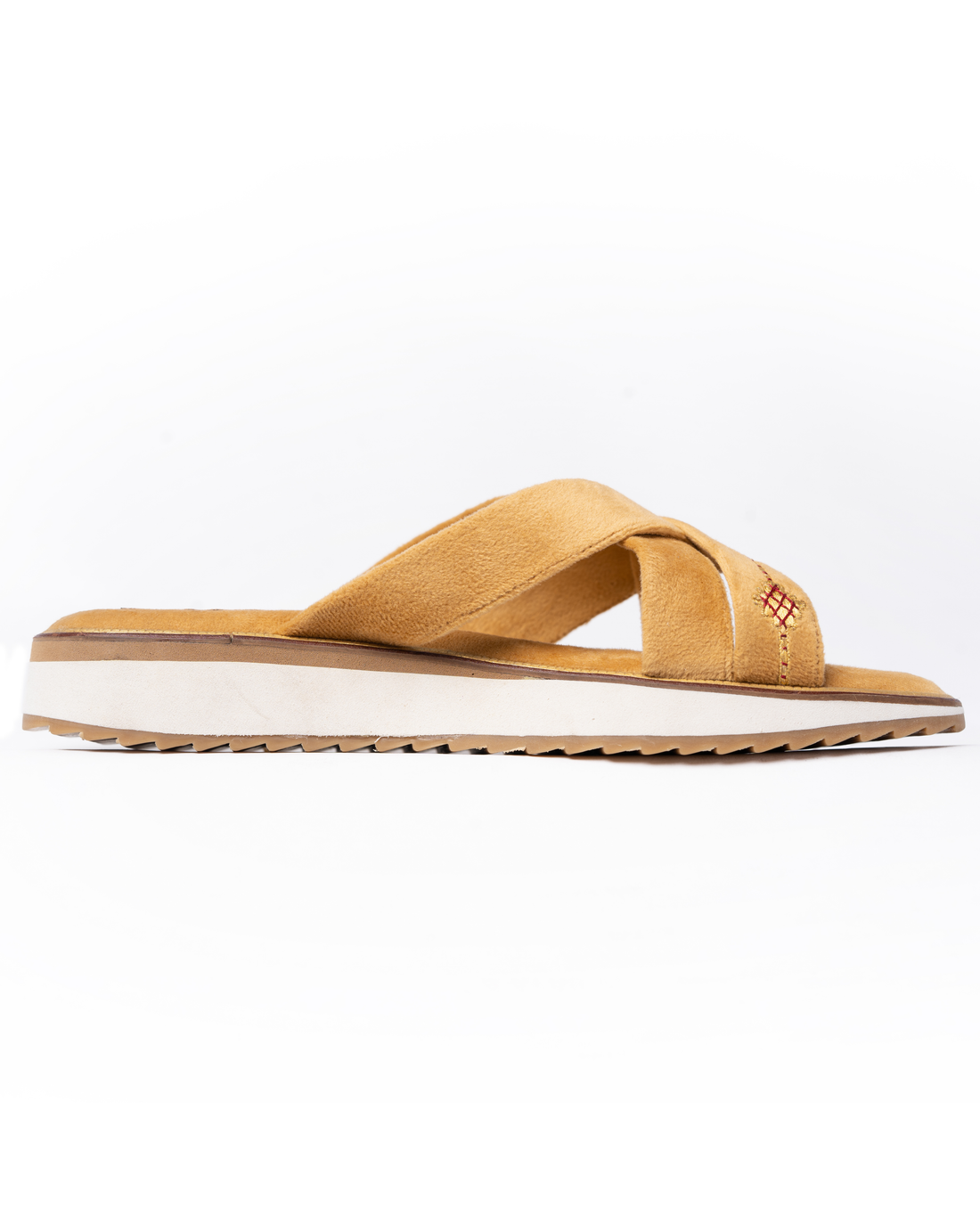 Cross Strips Slippers ( Yellow )
